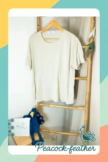 T-shirt mailles beige 42