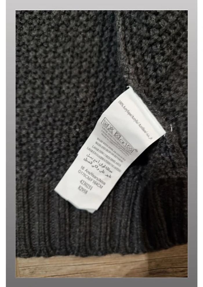 Veste gris foncé et noir By Joos Taille 16 ans - photo numéro 4