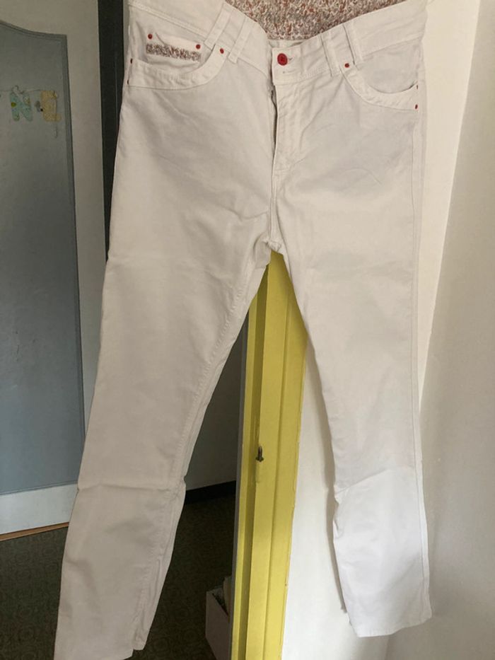 Pantalon blanc taille 44
