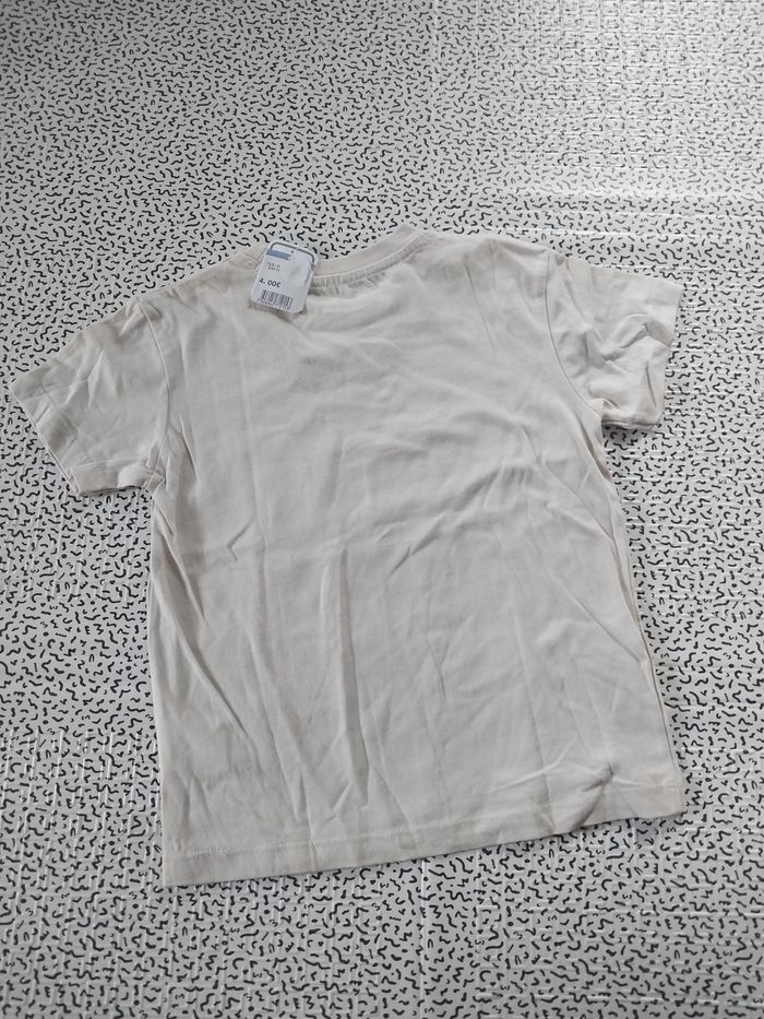 T-shirt basique coton bio 👕 Neuf avec étiquette – Tissaia – 4 ans - photo numéro 3