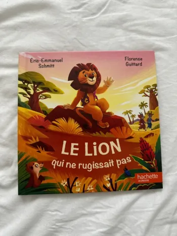 Livre le lion pour enfants