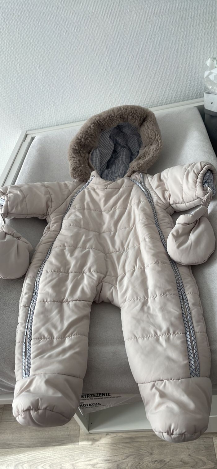 Combi pilote jacadi beige 1 mois