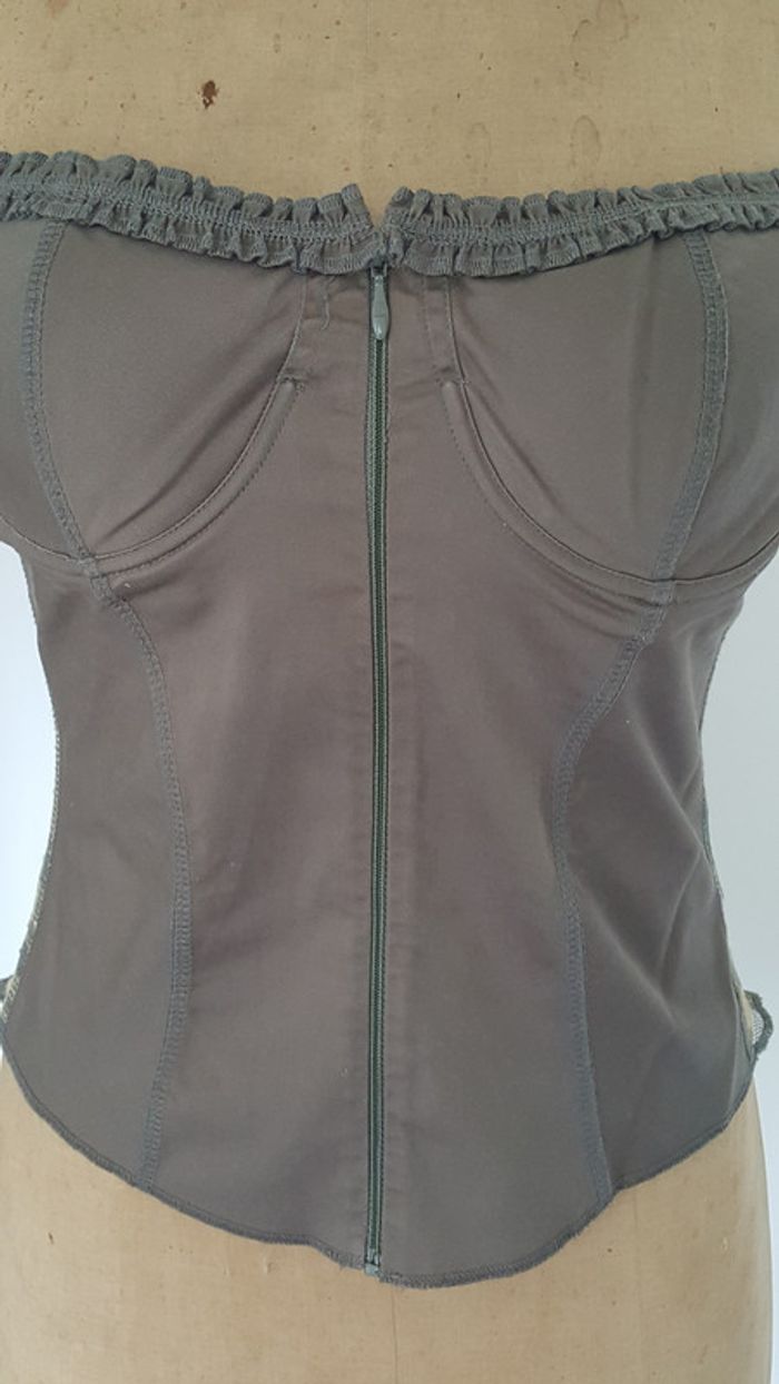 Bustier kaki camouflage 40 - photo numéro 5