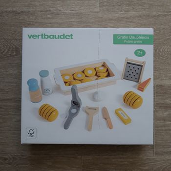Jouet en bois Gratin Dauphinois Vertbaudet NEUF