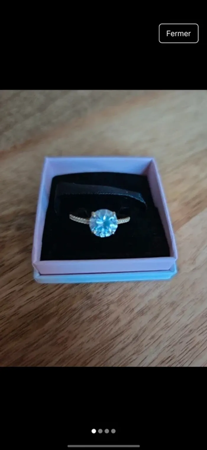 Bague plaqué or
