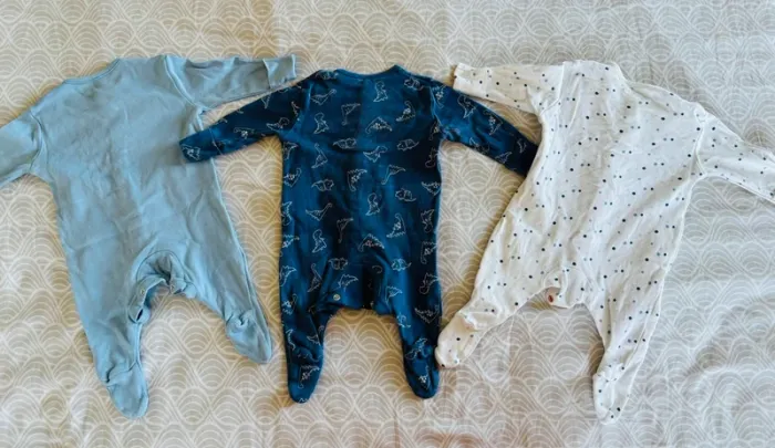 Lot 3 pyjamas coton - photo numéro 2