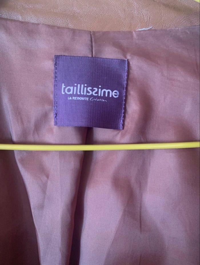 Veste simili cuir vintage - photo numéro 2