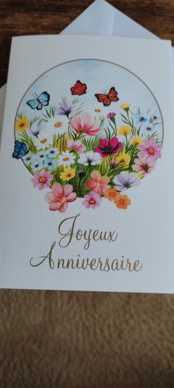 Carte joyeux anniversaire