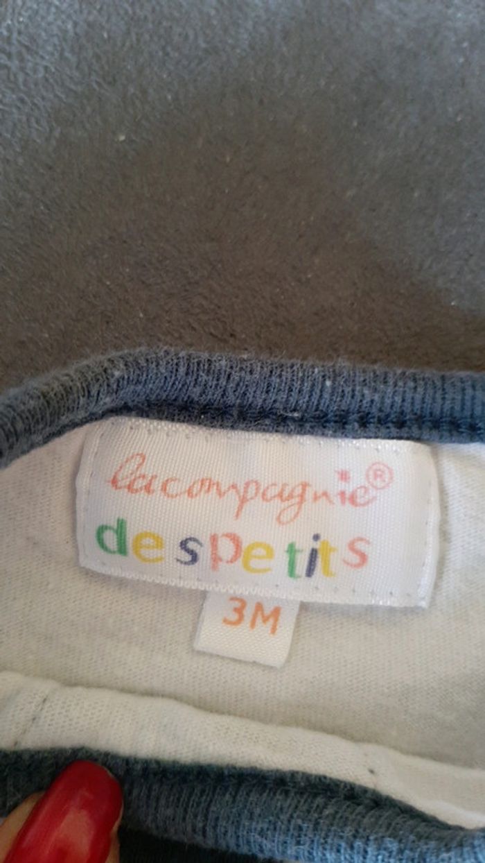 T-shirt bébé garçon 3 mois - photo numéro 4