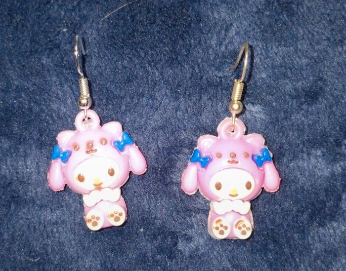Boucles d'oreilles Kuromi - photo numéro 5