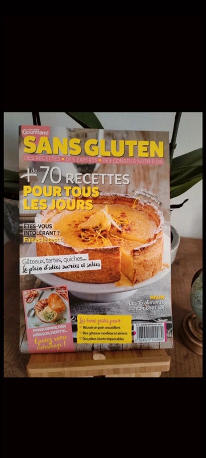 📚Livre recette de cuisine sans gluten