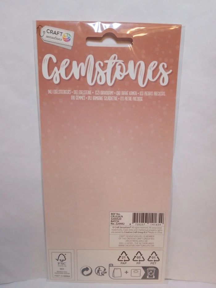 Strass pierres autocollantes Beiges marrons - Craft Sensations - photo numéro 6