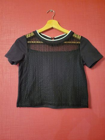 Top ikks noir - Taille XXS