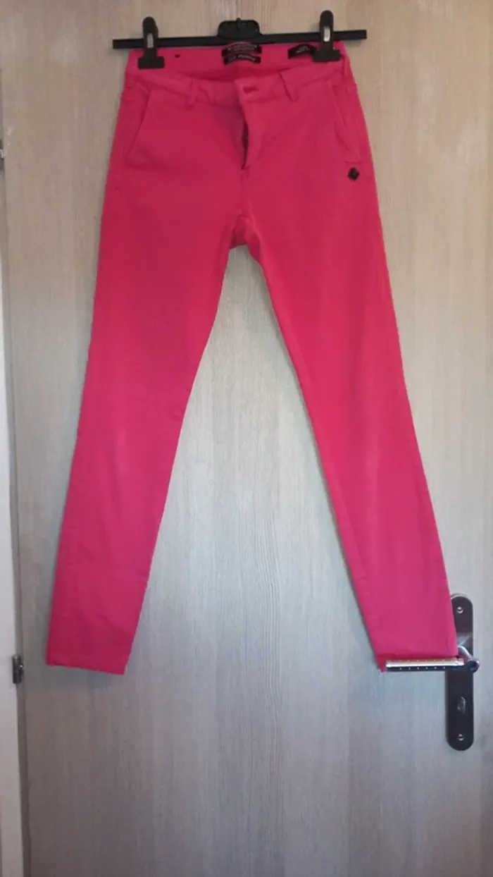 Jean chino rose taille 32