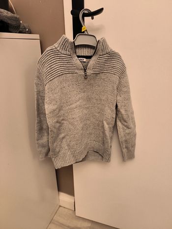 Pull épais Okaïdi gris