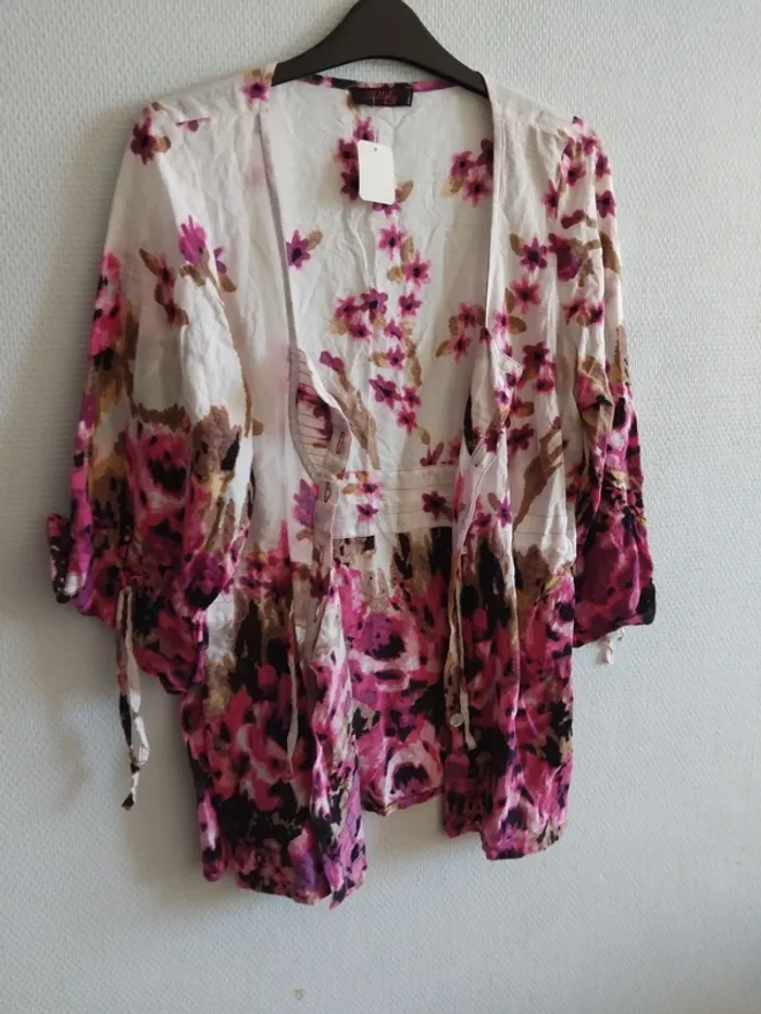 Blouse 3/4 taille m/L - photo numéro 2