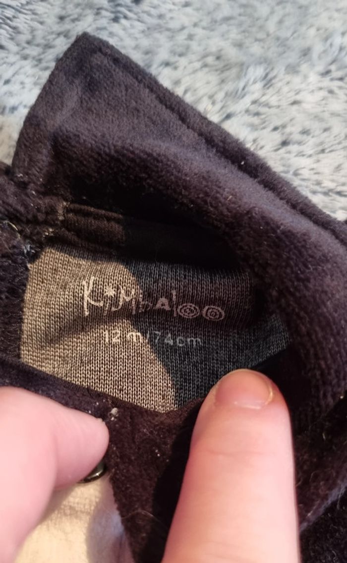 Pyjama velours 12 mois - photo numéro 2