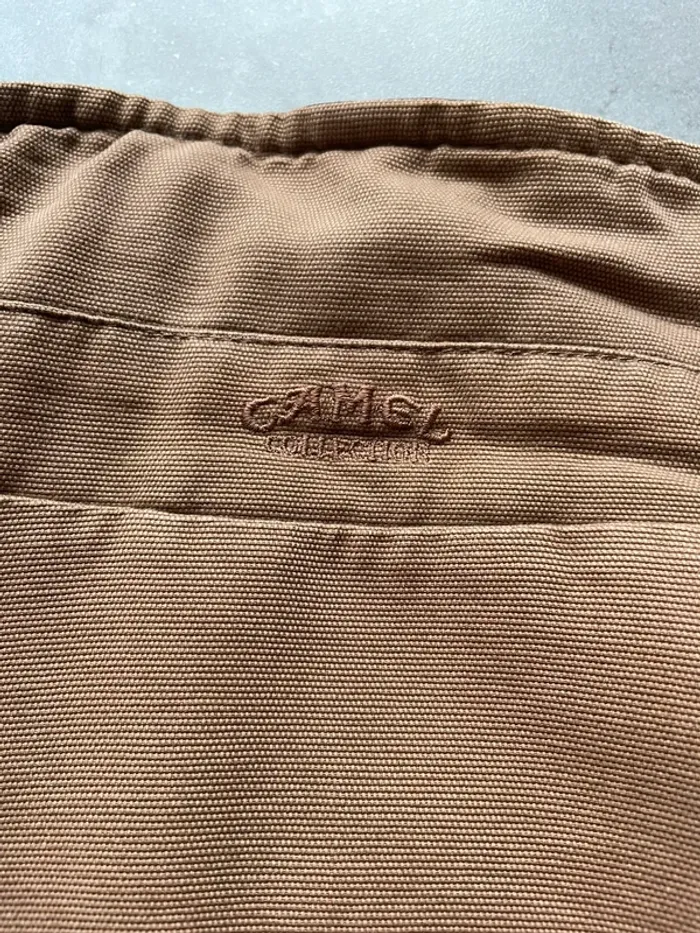 Manteau veste Camel beige homme vintage - photo numéro 20