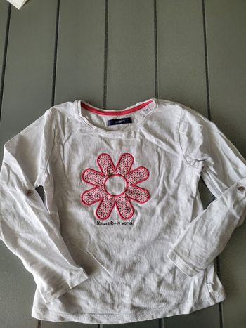 t shirt manches longues okaidi taille 5 ans