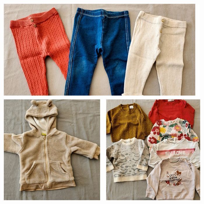 Lot vêtements 12 mois hiver fille