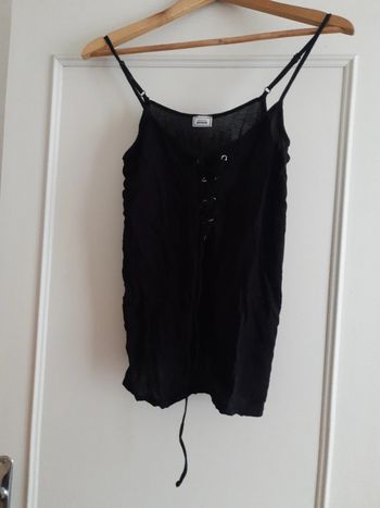 Débardeur noir à lacets pimkie