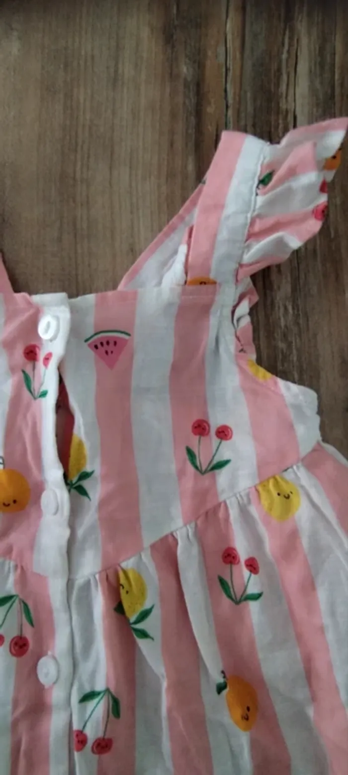 Robe h&m fille motifs pastèque 🍉 - photo numéro 3