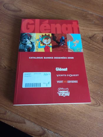 Catalogue bandes dessinées Glénat