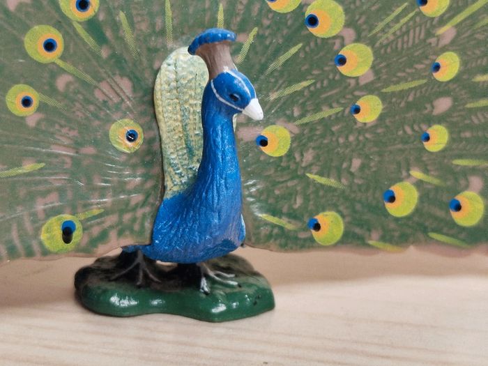 Figurine paon Animal de la ferme - photo numéro 2