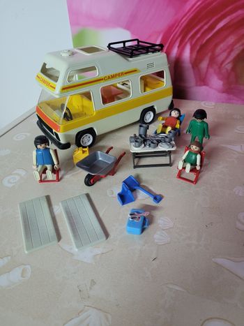 Camping car vintage playmobil