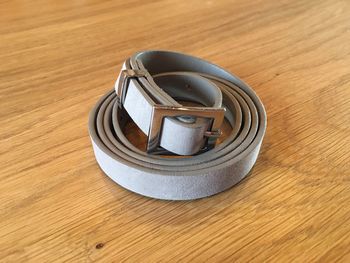 Ceinture fine grise unie femme boutique indépendante