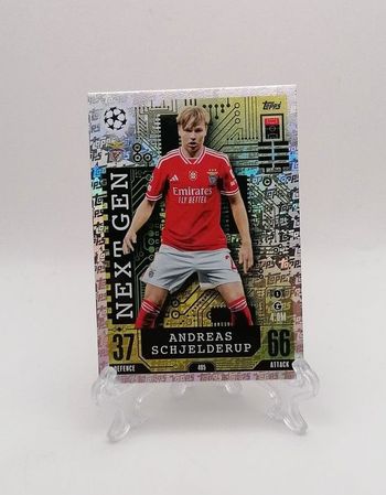 Carte Match Attax 2023-24 NEXT GEN Andreas Schjelderup n°405 SL BENFICA.