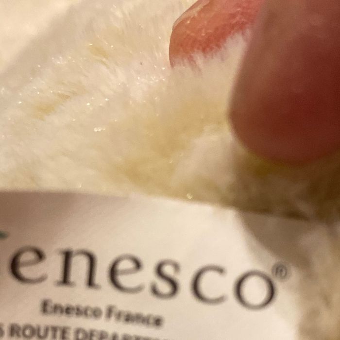 Ourson de noël et son bonnet père noël couleur or - photo numéro 3