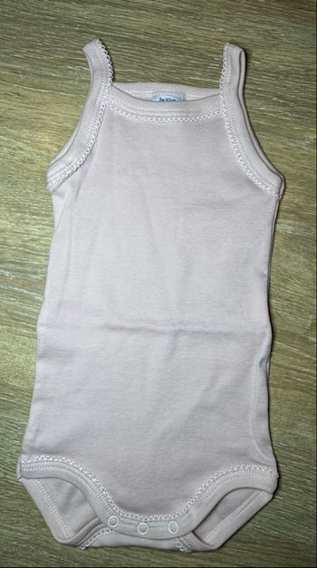Body à bretelles rose Petit Bateau 