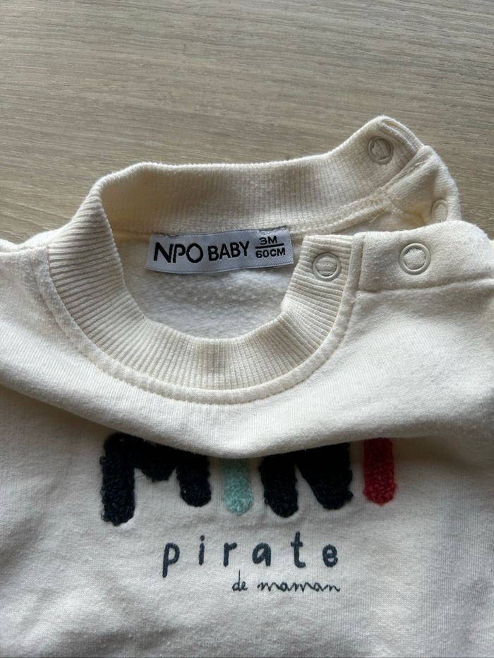 Ensemble jogging /pull garçon 3 mois - photo numéro 5