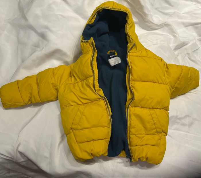 Doudoune jaune enfant 5 ans