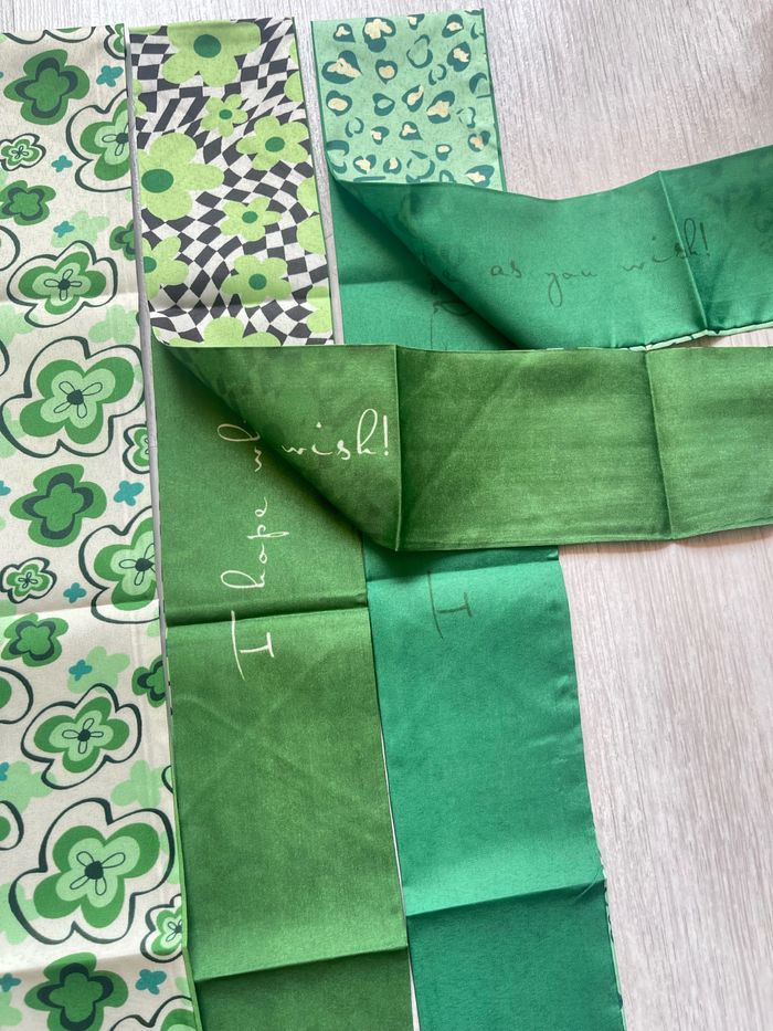 Lot de 4 bandeaux, foulards vintage - photo numéro 7