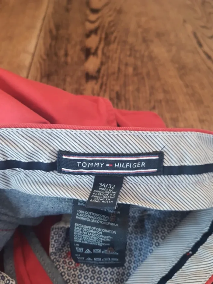 Pantalon homme rouge Tommy Hilfiger W34L32 - photo numéro 7