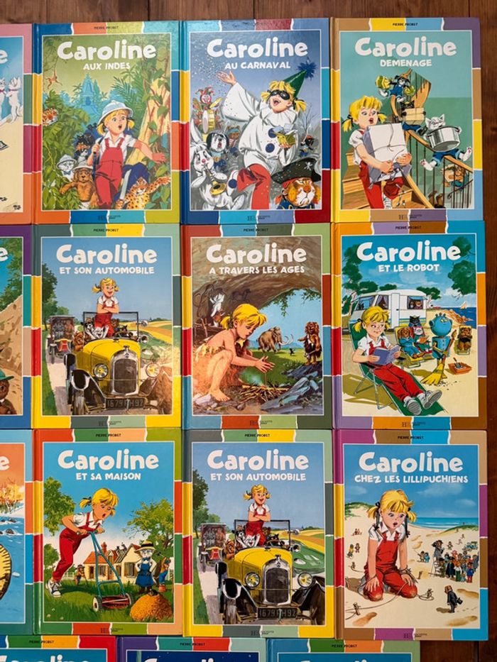 TBE - Bords couleurs damiers Lot de 19 livres Caroline bd albums Pierre Probst - photo numéro 4
