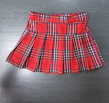 Jupe plissée écossais hetm fille 2 ans 