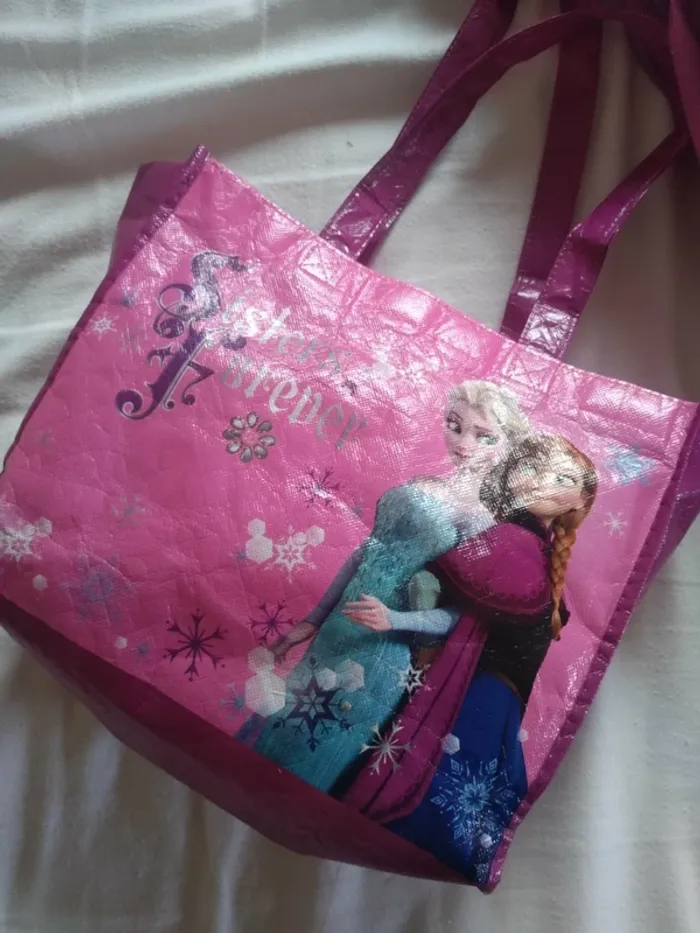 Sac Cabas Fille Reine des Neiges - photo numéro 3