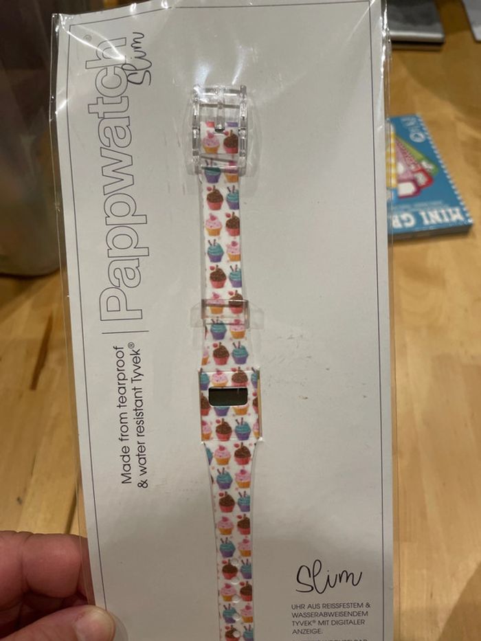 Montre en papier originale taille adulte pappwatch - photo numéro 3