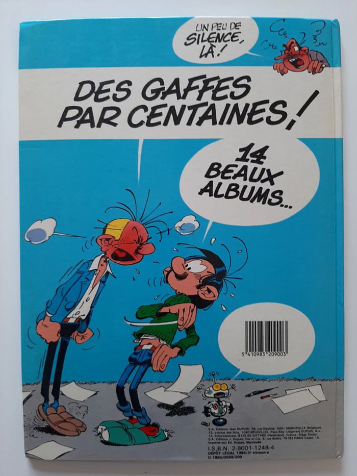 BD EO de 1985 Gaston: 0. Gaffes et gadgets (Franquin) - photo numéro 2
