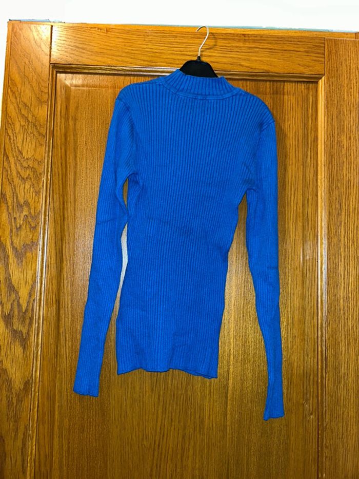Col roulé bleu - photo numéro 3
