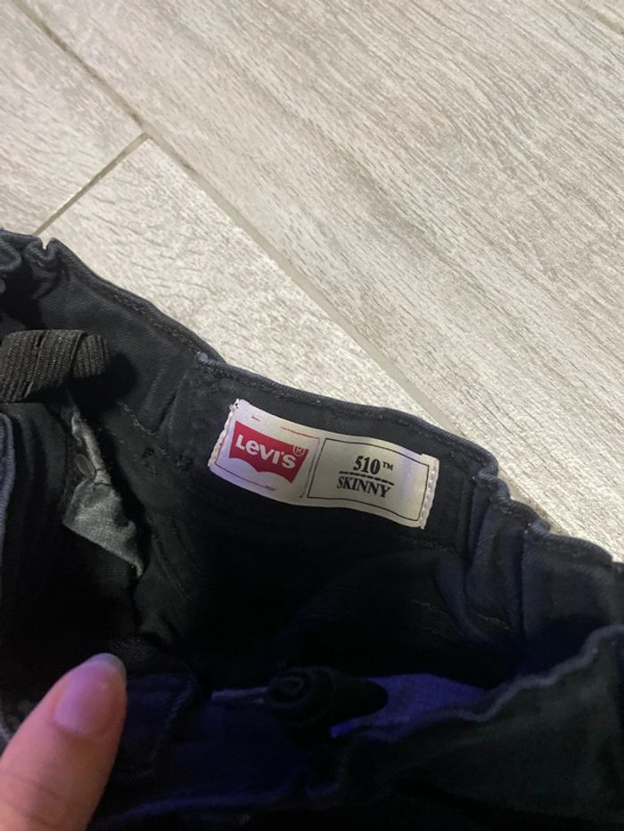Jean Levi’s 510 Skinny Noir – 14 ans – Taille réglable - photo numéro 3