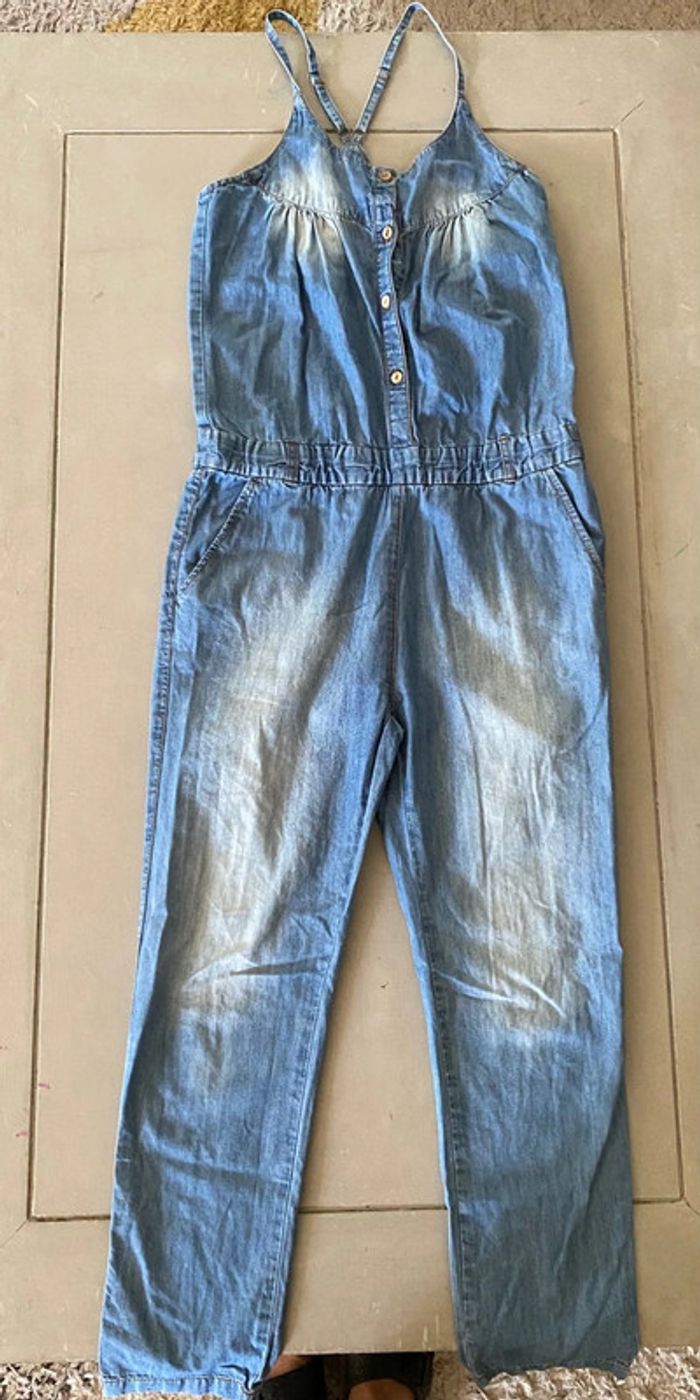 Salopette en jeans Zara Kids à bretelles 11 / 12 ans 152 cm