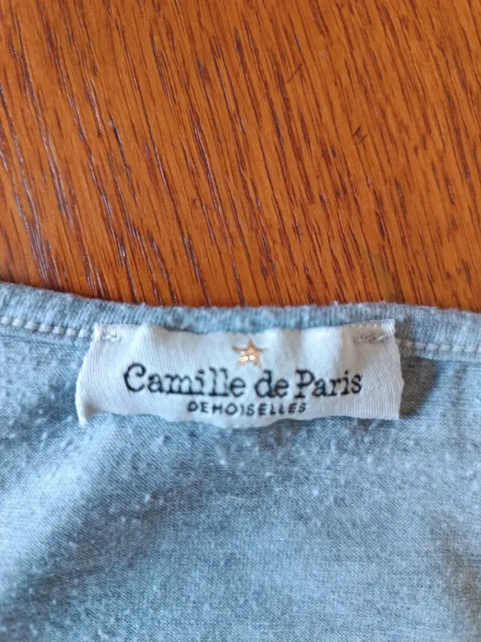 T-shirt gris Camille de Paris 40 - photo numéro 4