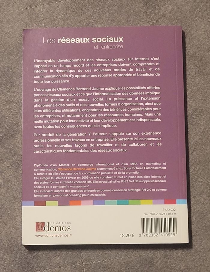 Les réseaux sociaux et l'entreprise Clémence Bertrand-Jaume - photo numéro 2