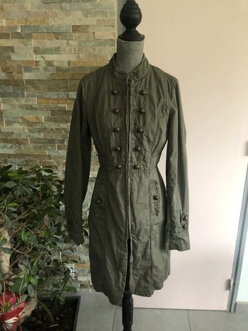 Veste longue kaki mi saison Bonobo 36