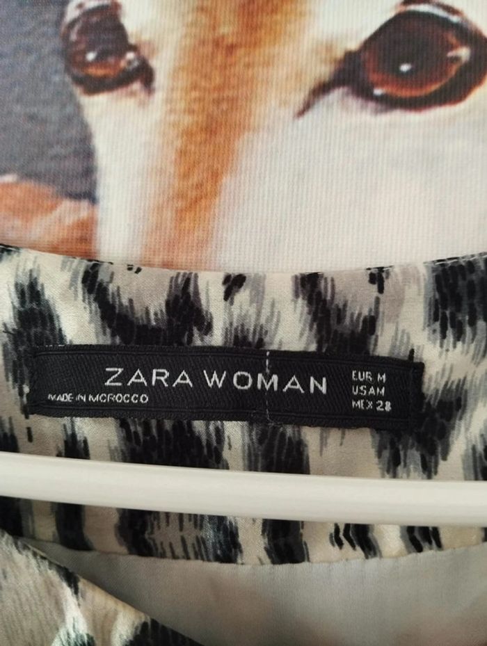 🐆Robe Légère Satin Imprimé Léopard Zara T36/38🐆 - photo numéro 14