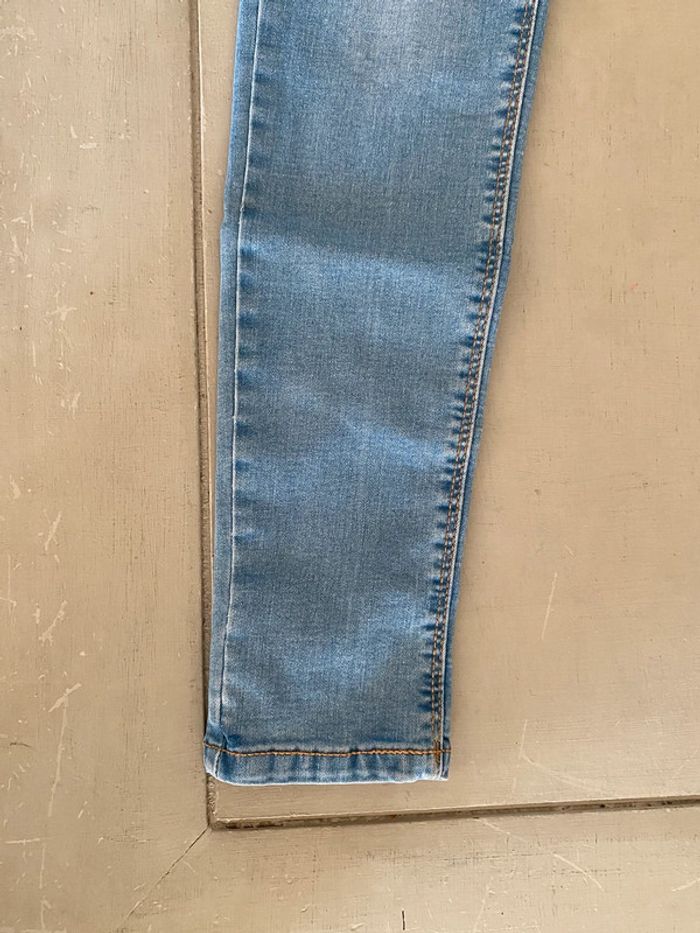 Jeans bleu slim skinny taille haute Liberto taille 36 - photo numéro 3